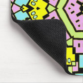 Cartoon Kaleidoscoop 01 Muismat (Hoek)