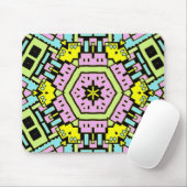 Cartoon Kaleidoscoop 01 Muismat (Met muis)