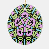 Cartoon Kaleidoscoop 02 Keramisch Ornament (Links)