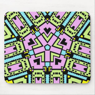 Cartoon Kaleidoscoop 02 Muismat