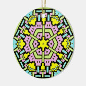 Cartoon Kaleidoscoop 05 Keramisch Ornament (Links)