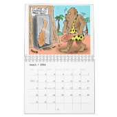 Cartoon kalender voor alle seizoenen (Mar 2026)