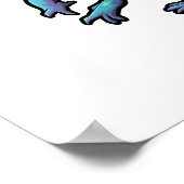 Cartoon kameleon illustratie poster (Hoek)