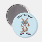 Cartoon Kangaroo Magneet (Voorkant / Achterkant)