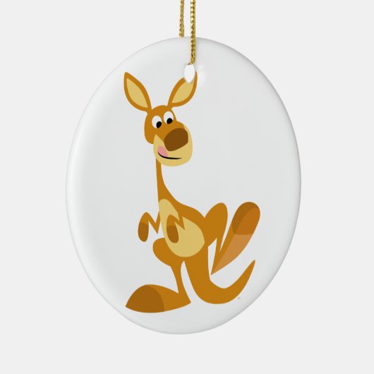 Cartoon Kangaroo Ornament (Rechts)