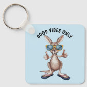 Cartoon Kangaroo Sleutelhanger (Voorkant)