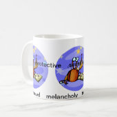  Cartoon kankerkrab verdraagt dierentuin Koffiemok (Voorkant links)