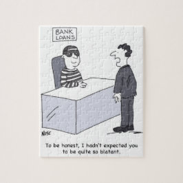 Cartoon Kantoor bankmanager Legpuzzel