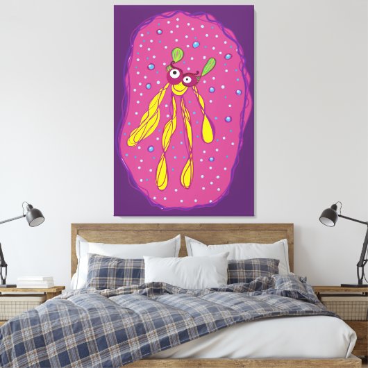 Cartoon Karakter Single Wall Art Canvas Afdruk (Insitu (Slaapkamer))