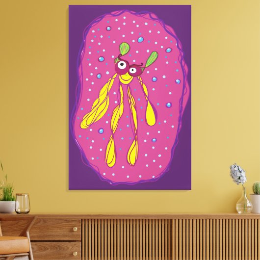 Cartoon Karakter Single Wall Art Canvas Afdruk (Insitu (Woonkamer))