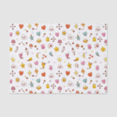 Cartoon Karakters Naadloze Patroon Tissuepapier (Voorkant)