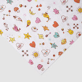 Cartoon Karakters Naadloze Patroon Tissuepapier (Detail)