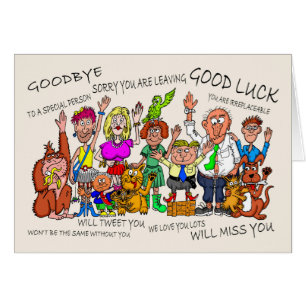 Cartoon karikaturen van collega's die wachten