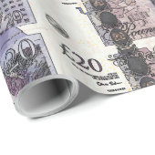 Cartoon Kasmiddelen 2 Cadeaupapier (Rol Hoek)