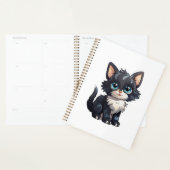 Cartoon kat illustratie planner (Display)