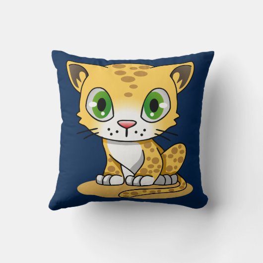 cartoon kat kussen (Achterkant)