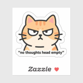 Cartoon Kat Meme Sticker