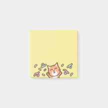 Cartoon kat memo