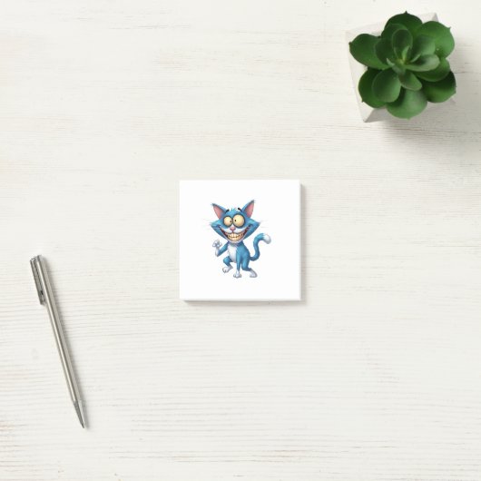 Cartoon Kat Post-it® Notes (Kantoor)
