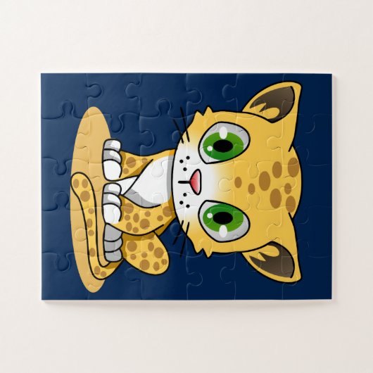 cartoon kat puzzel (Horizontaal)