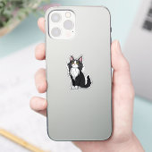 Cartoon kat sticker (Telefoon)