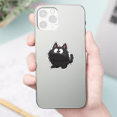 Cartoon kat sticker (Telefoon)