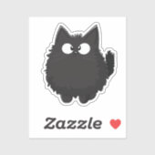 Cartoon kat sticker (Vel)