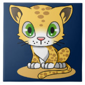 cartoon kat tegeltje (Voorkant)