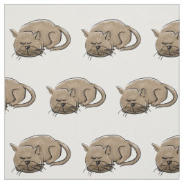 Cartoon kattekattekatten stof