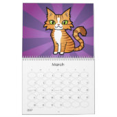 Cartoon Katten 2012 (ontwerp uw eigen!) Kalender (Mar 2027)