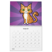 Cartoon Katten 2012 (ontwerp uw eigen!) Kalender (Mar 2026)