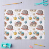 Cartoon katten en garens ontkoppelen tissuepapier (Craft)