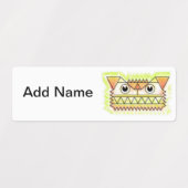 Cartoon Katten en Honden Labels (Design 2)