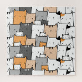 Cartoon katten en huisdieren legpuzzel (Verticaal)