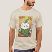 Cartoon katten in scooters t-shirt (Voorkant)