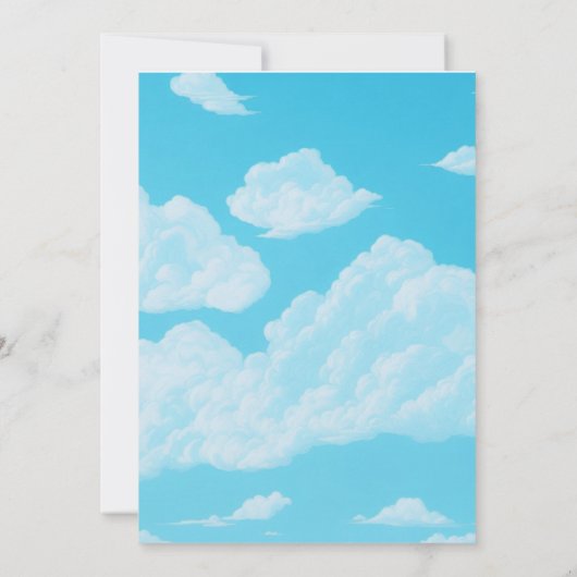 Cartoon Katten Kinder’ Gesponnen vogelfeest Kaart (Achterkant)