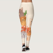 Cartoon Katten Teenslippers Leggings
