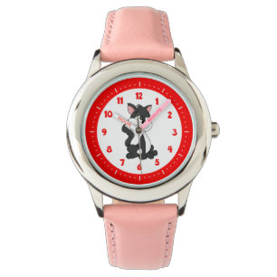 Cartoon kattenhorloge horloge