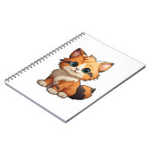 Cartoon kattenillustratie notitieboek (Linkerzijde)