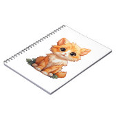 Cartoon kattenillustratie notitieboek (Linkerzijde)