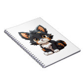 Cartoon kattenillustratie notitieboek (Rechterzijde)