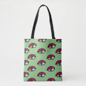 Cartoon Kawaii Sushi, Canvas tas visrijst en zeewi (Voorkant)