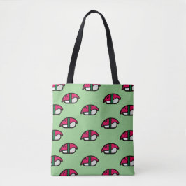 Cartoon Kawaii Sushi, Canvas tas visrijst en zeewi