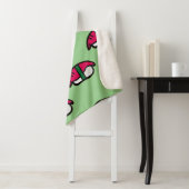 Cartoon Kawaii Sushi, Fish Rice & Seaweed Sherpa B Deken (In situ)