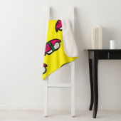 Cartoon Kawaii Sushi, Fish Rice & Seaweed Sherpa B Deken (In situ)