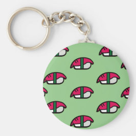 Cartoon Kawaii Sushi, Sleutelhanger visrijst en ze