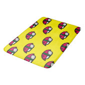 Cartoon Kawaii Sushi, visrijst en seaweed Bath Mat (Gekanteld)
