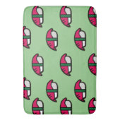 Cartoon Kawaii Sushi, visrijst en seaweed Bath Mat (Voorkant Verticaal)
