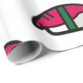 Cartoon Kawaii Sushi, visrijst en zeewier Cadeaupapier (Rol Hoek)