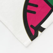 Cartoon Kawaii Sushi, visrijst en zeewier Fleece Deken (Hoek)